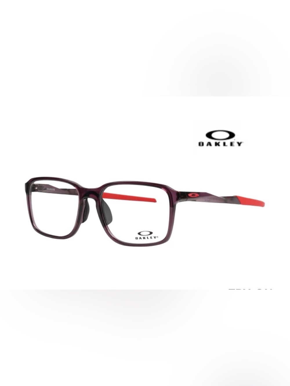 Oakley Translucent Plum Rectangular Glasses Oakley OX8145D INGRESS Asian Fit